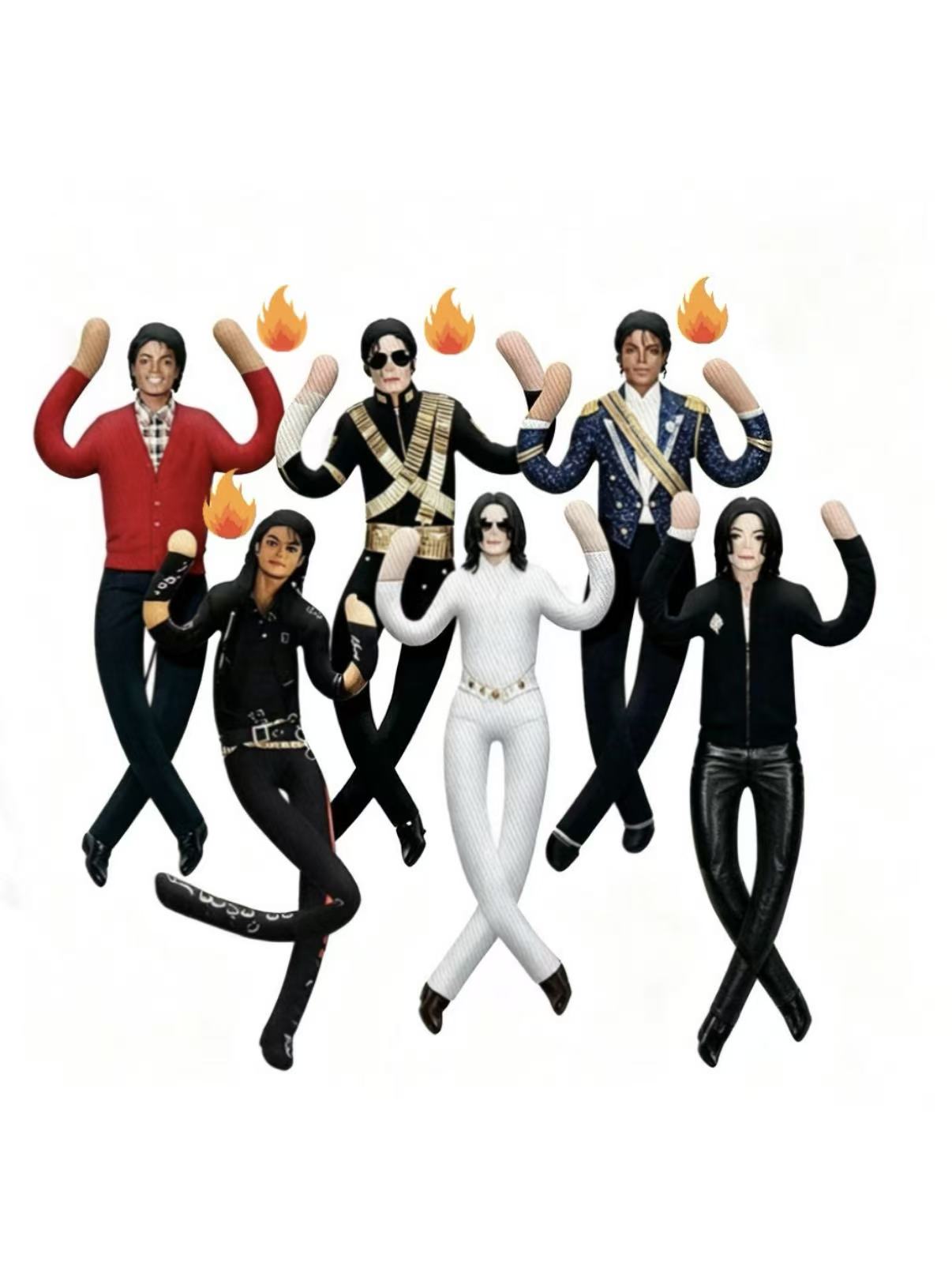 Evoker Cosplay Prop - Boneka Plush Gaya Michael Jackson untuk