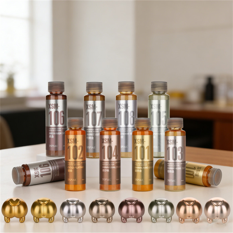 Metallic Spray Paint - DSPIAE XSM Cat Berbasis Air Metalik