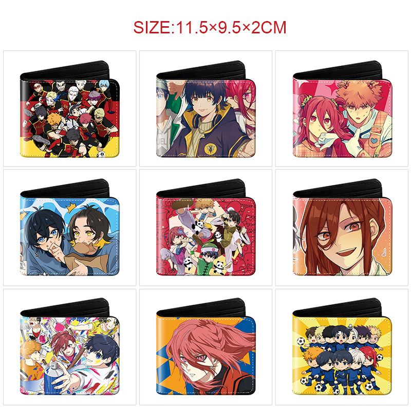 Cosplay Prop Blueprints - Dompet Cetak Warna BLUE LOCK Anime
