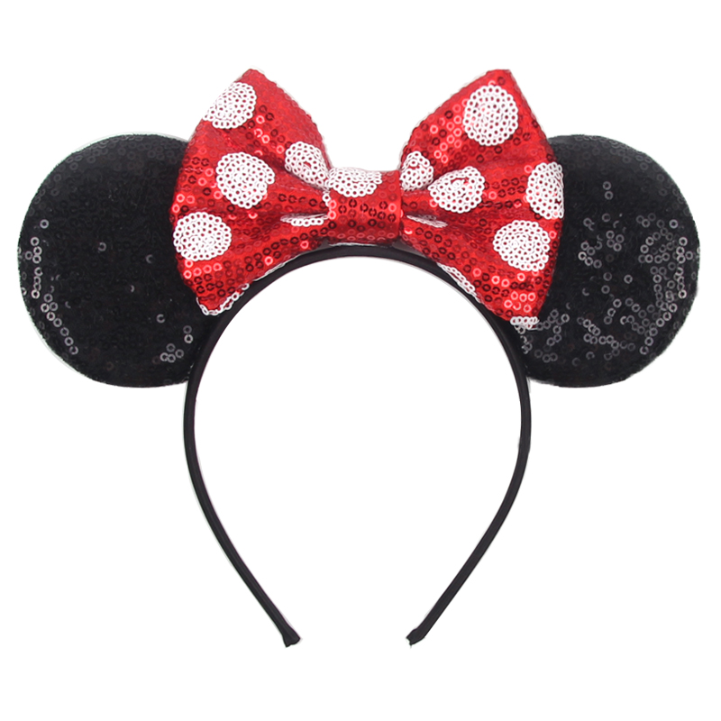 Cosplay Prop Bow - Disney Mickey Mouse Telinga Ikat Kepala