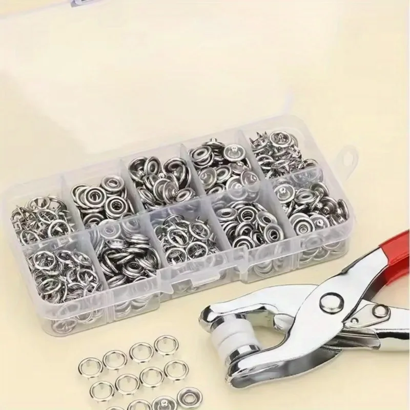 1 Set Alat Pembuat Lubang Kuli - Snap Plier Setter ulasan dan harga