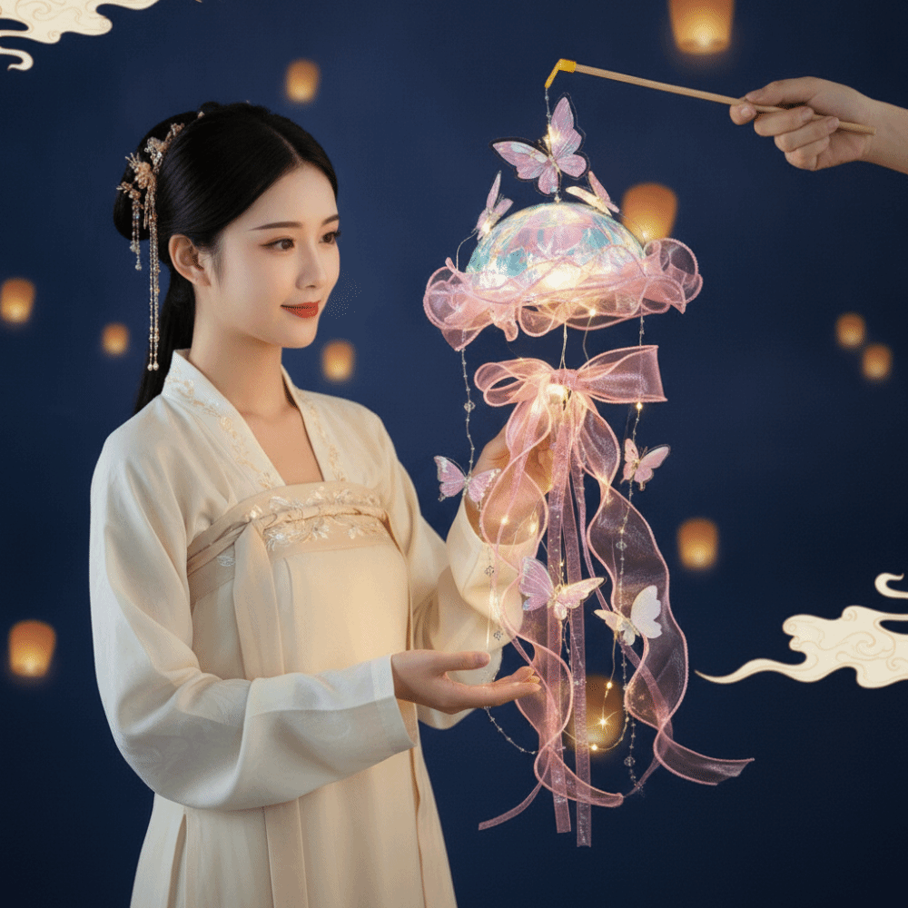 Lentera Ubur-ubur Buatan Tanga - Easy Cosplay Prop ulasan dan harga