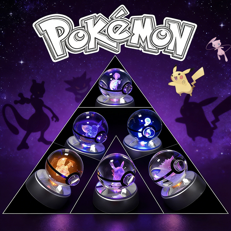 Bola Kristal Pokemon Kristal 3 - Pokeball Cosplay Prop ulasan dan harga