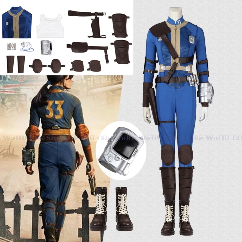 Kostum Cosplay Lucy musim gugu - Fallout Cosplay Prop ulasan dan harga