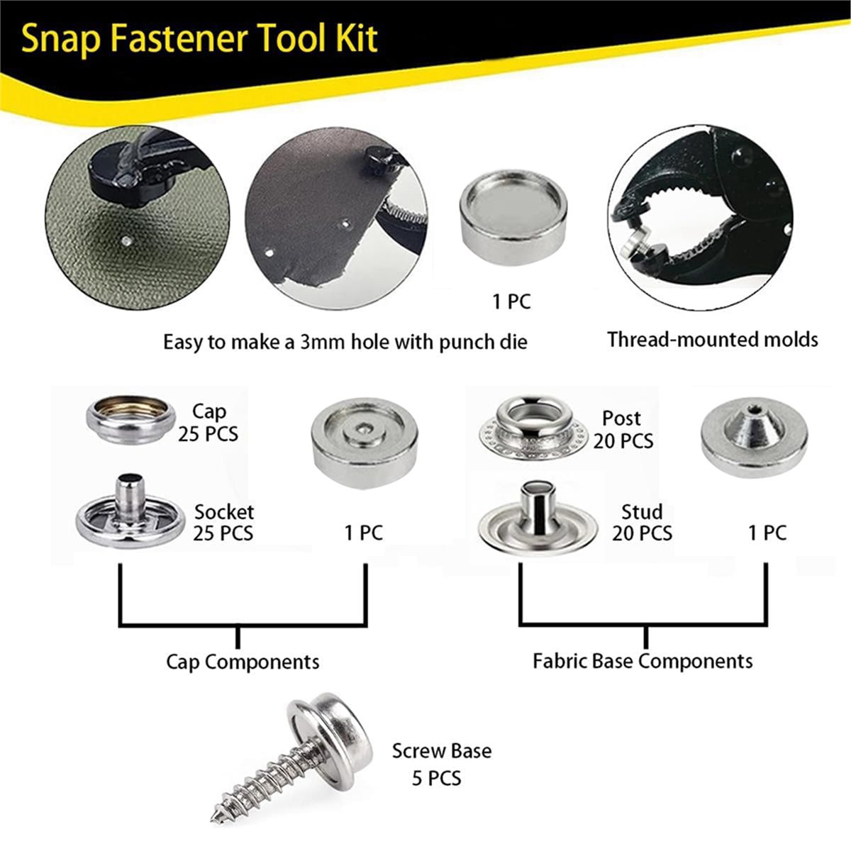 Perangkat Pemasang Kancing Tek - Snap Plier Setter ulasan dan harga