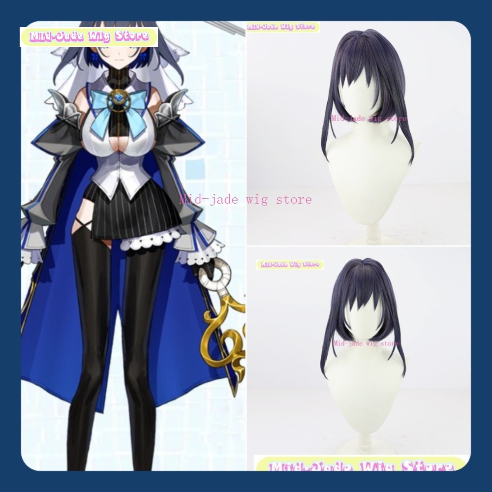 Wig Mid-Jed Toko Hololive EN O - Prop En Cosplay ulasan dan harga
