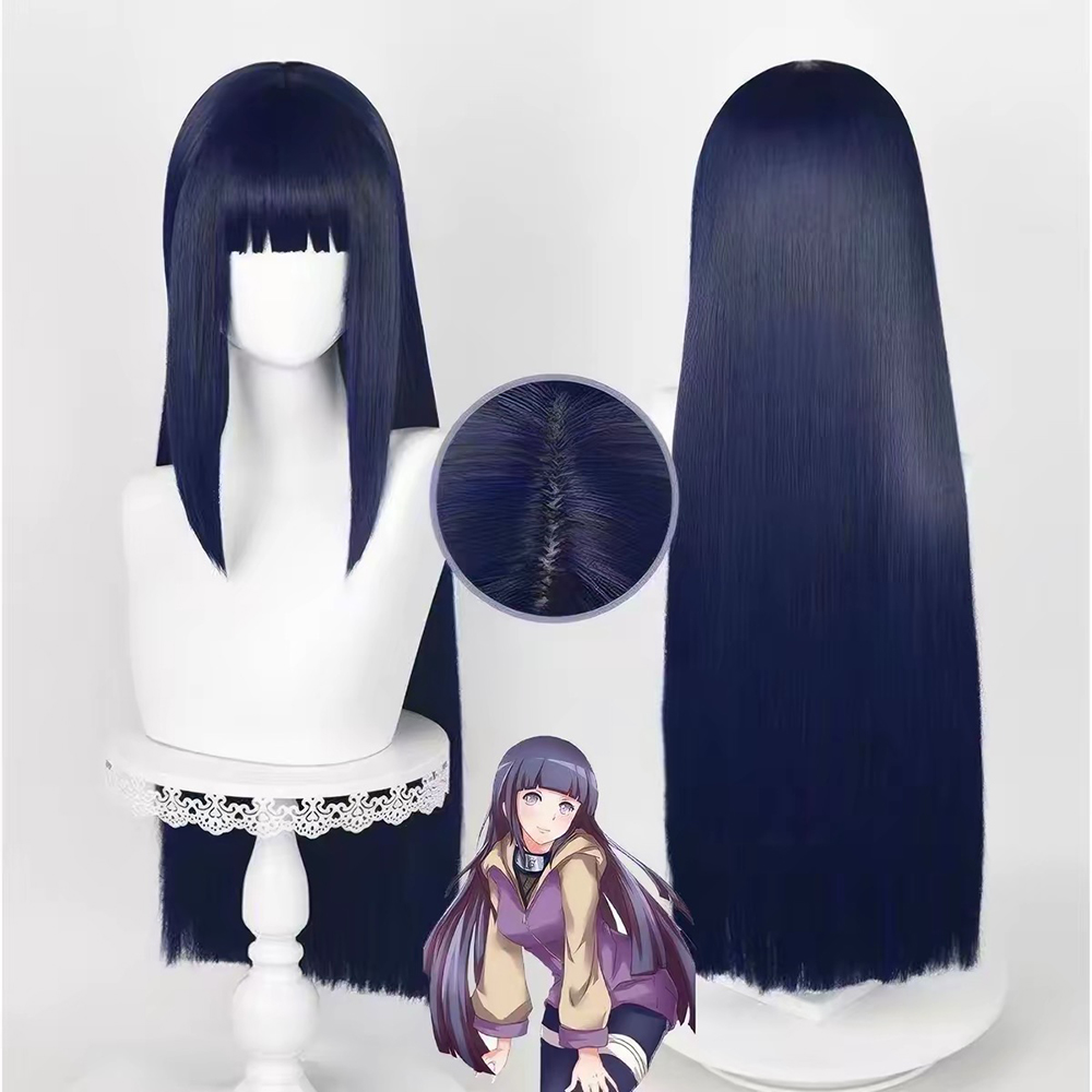 HAIRJOY Wig Cosplay Hyuga Hina - Wig Fiber Net ulasan dan harga