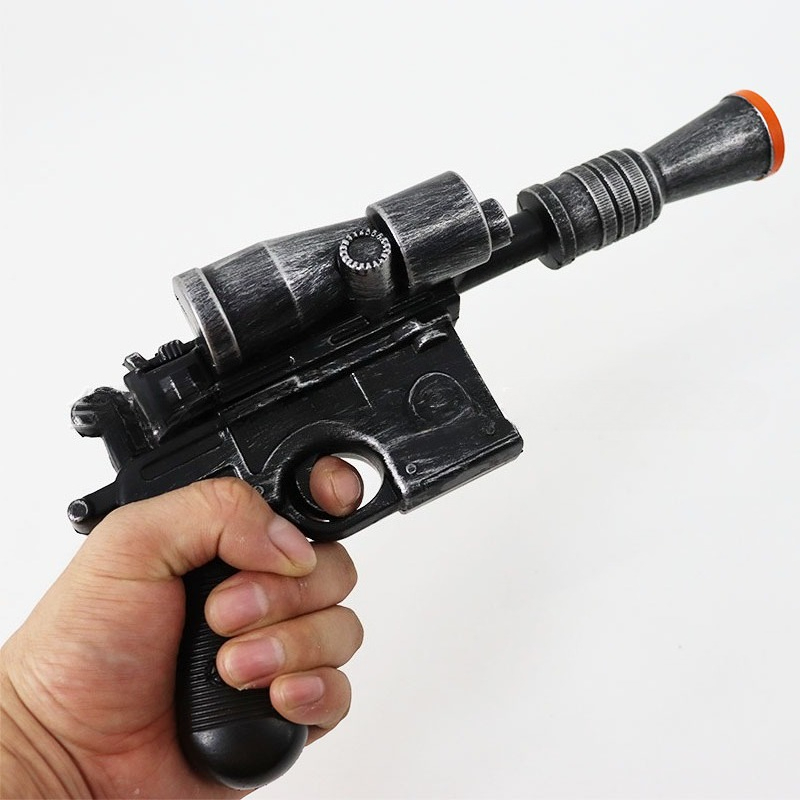 SW Han Solo Pistol Mainan Simu - Cosplay Prop Pistol ulasan dan harga